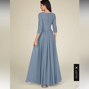 AZAZIE dusty blue dress #formaldress